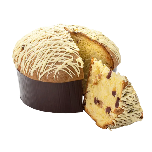 Panettone Fragoline, Cioccolato Bianco e Pepe Verde Muzzi 750g