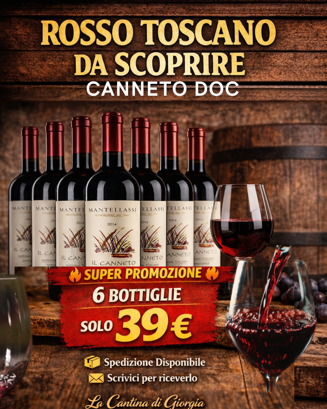 Il Canneto - Sangiovese Maremma Toscana DOC - Mantellassi