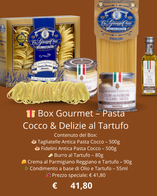 Box Gourmet – Pasta Cocco & Delizie al Tartufo