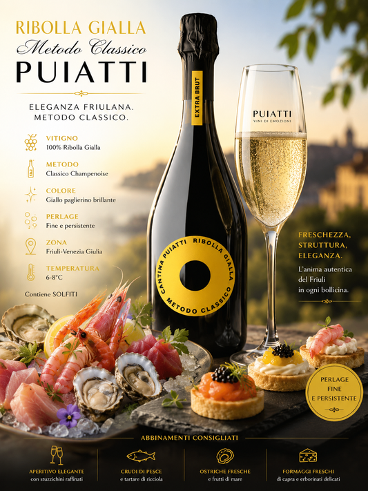 Ribolla Gialla Metodo Classico Puiatti
