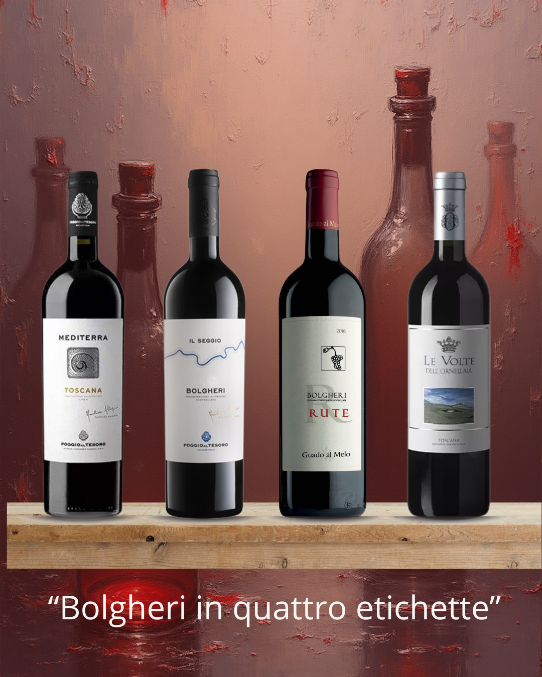 “Bolgheri in quattro etichette”