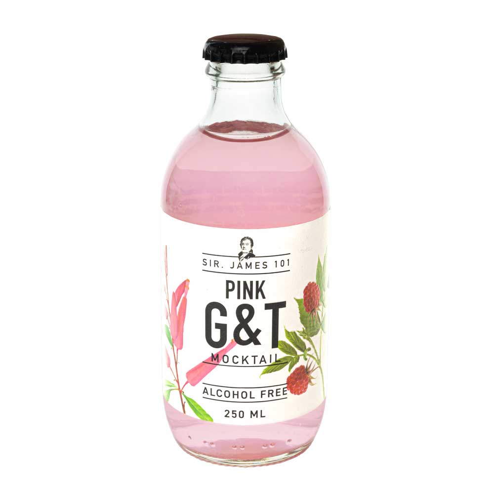 Pink G&T Cocktail Analcolico Sir James 101