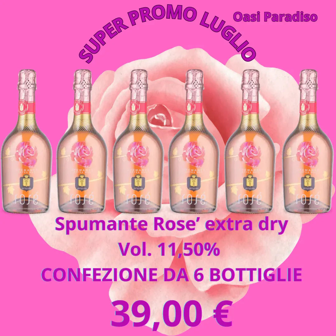 Spumante Rose' Oasi del Paradiso Promozione