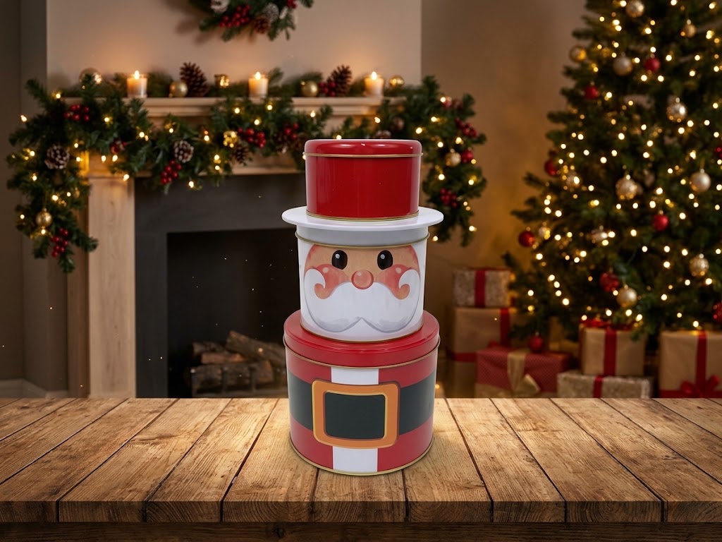 Confezione Regalo Babbo Natale con Cioccolatini e Tartufi – 300 g