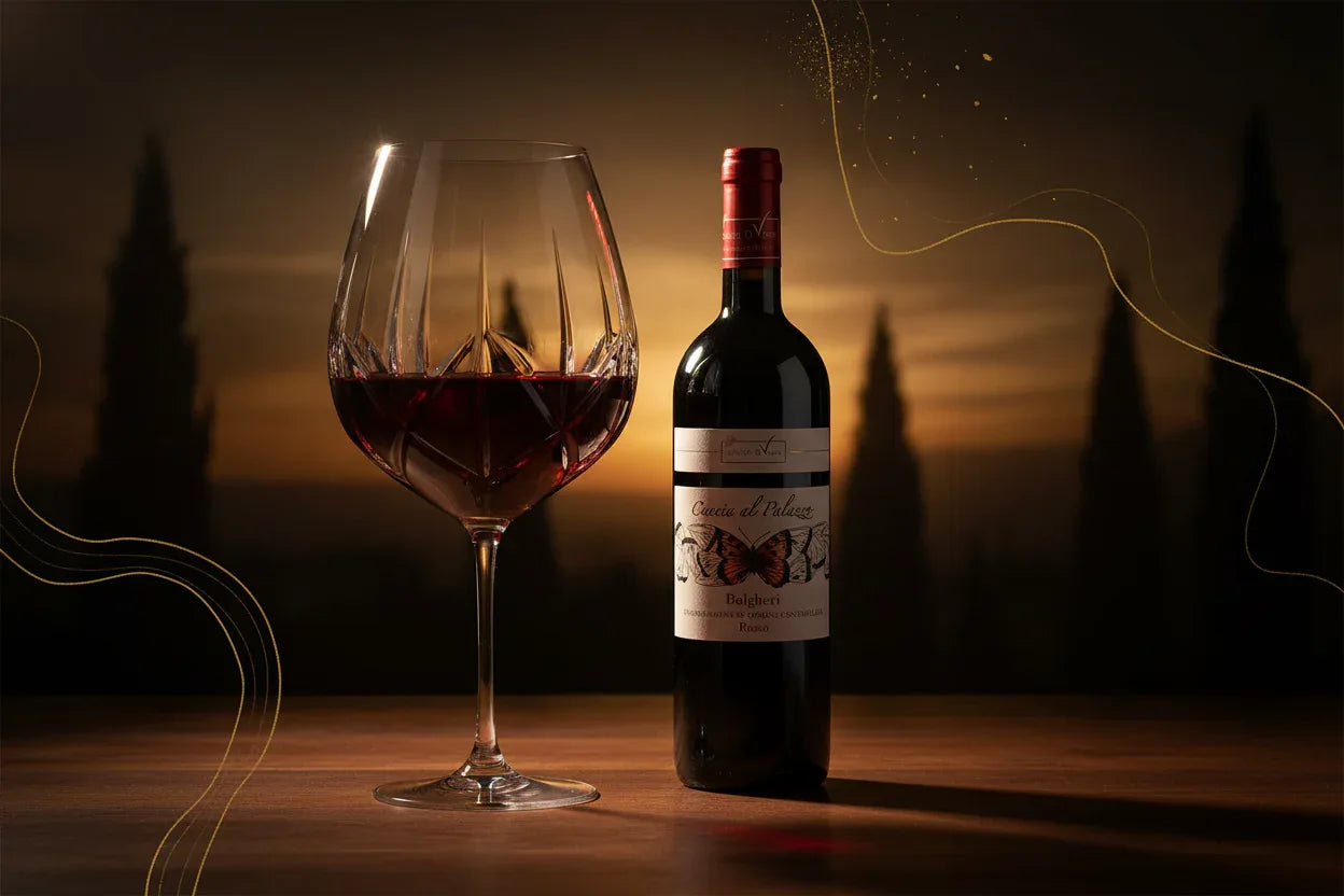 Bolgheri Caccia al Palazzo con calice enorme