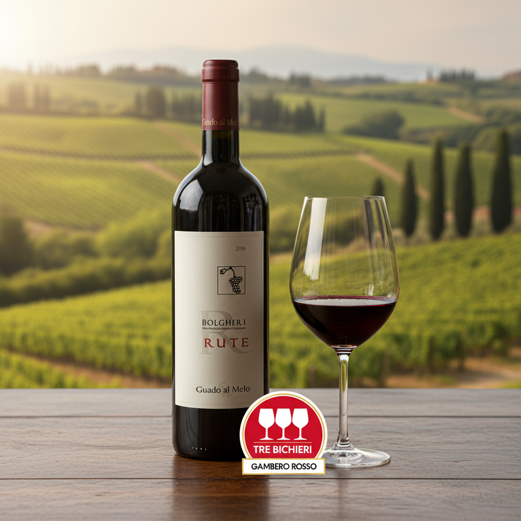 Bolgheri Rosso Rute DOC - Tre Bicchieri Gambero Rosso