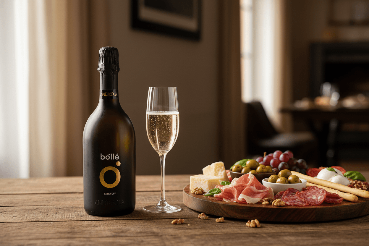 Bollé Extra Dry con Antipasti