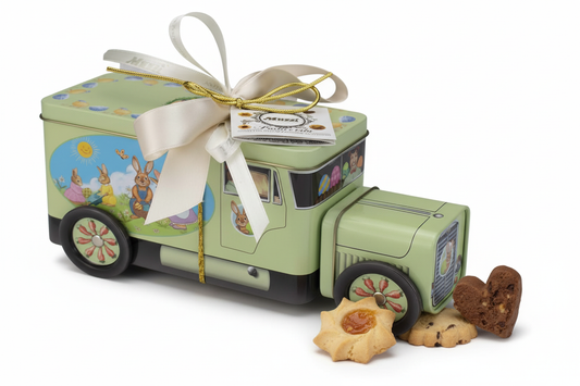 Camioncino Latta Muzzi Sfondo Bianco