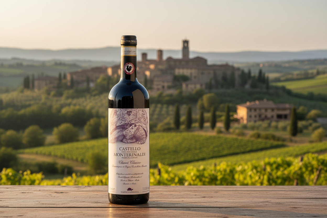 Chianti Classico Castello di Monterinaldi con Radda in Chianti