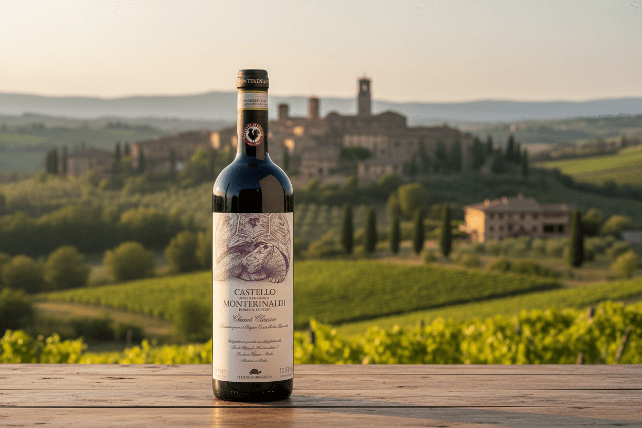 Chianti Classico Castello di Monterinaldi con Radda in Chianti