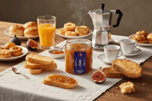 Colazione italiana con Confettura di Fichi Cazzola
