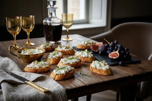 Crostini con Crema di Lardo