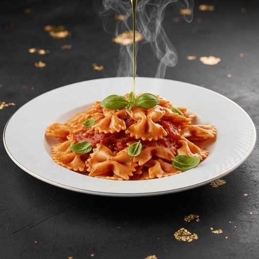 Farfalloni al sugo di pomodoro