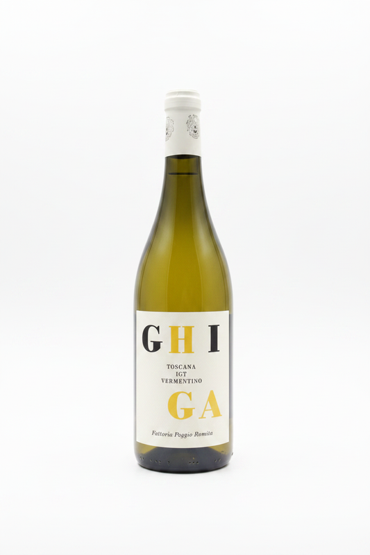 Ghiga Vermentino Toscano IGT – Foto Prodotto Sfondo Bianco
