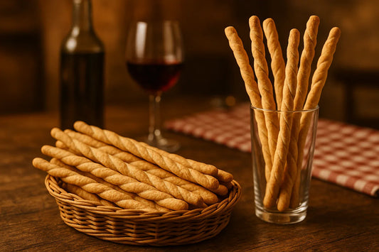 Grissini Rubatà Mario Fongo in tavola