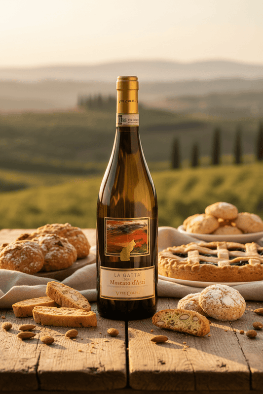 La Gatta Moscato d'Asti con dolci