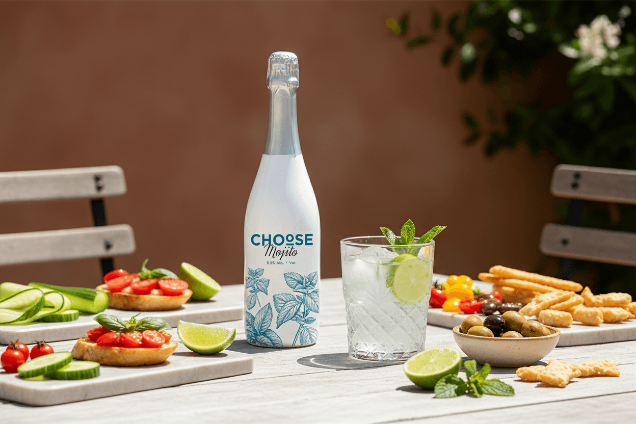 Mojito Choose con tavola aperitivo