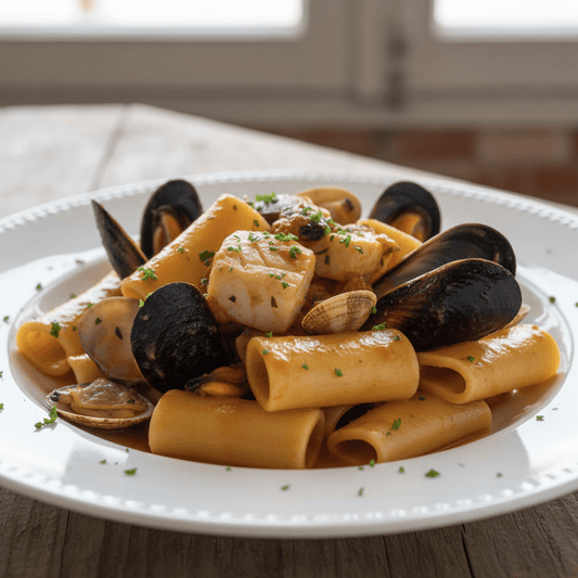 Paccheri Lisci al Sugo di Pesce