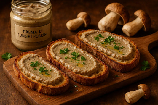 Crema di Funghi Porcini 130g Sala Cereali - Condimento Gourmet Italiano