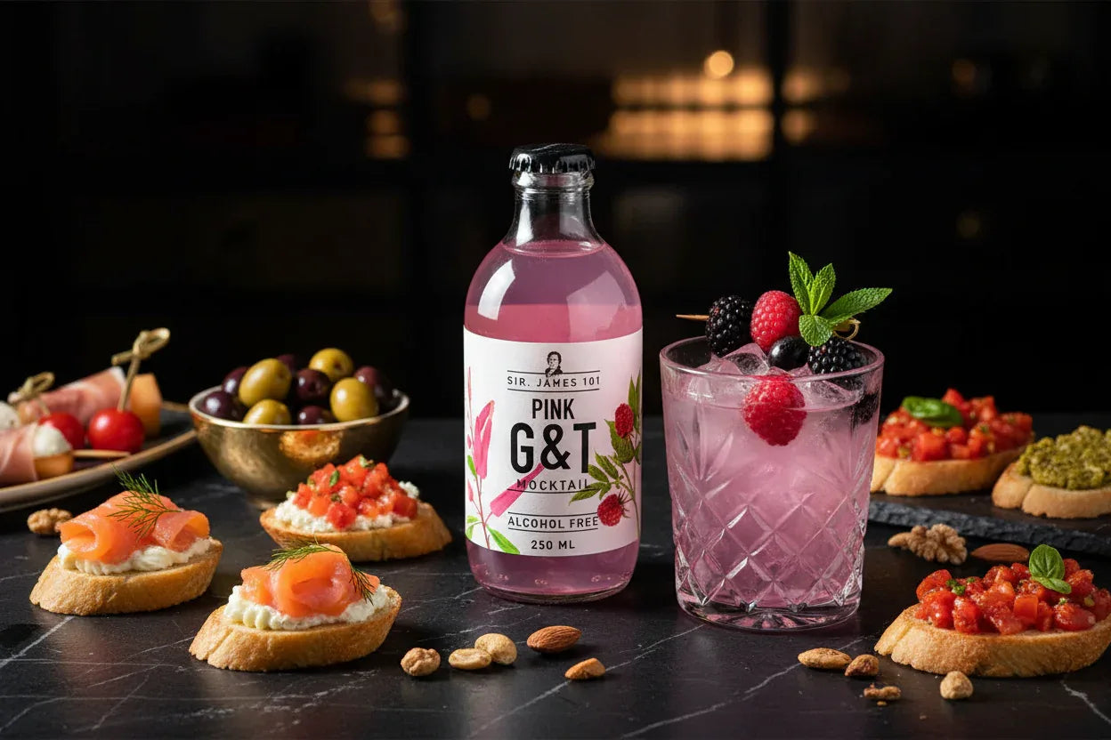 Pink G&T aperitivo scene