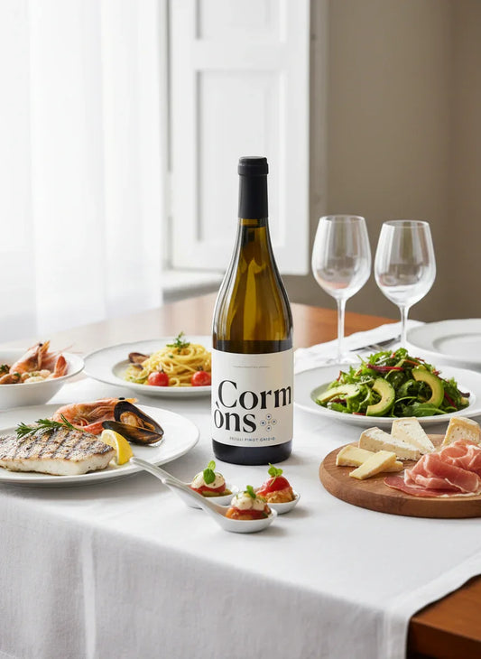 Pinot Grigio Friuli Cormons con abbinamenti gastronomici