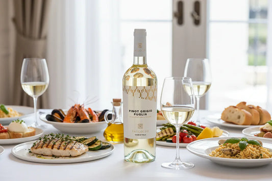 Pinot Grigio Puglia Paolo Leo con abbinamenti gastronomici