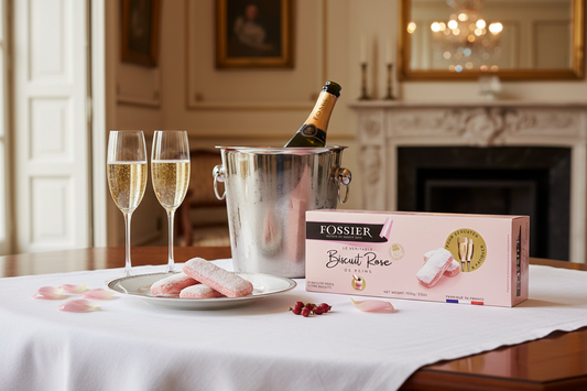 Prosecco e Biscotti Rosa Fossier