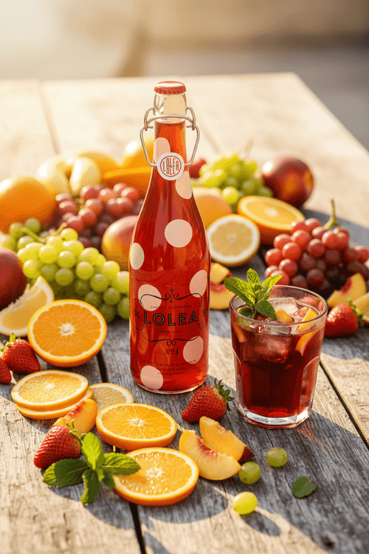 Sangria Lolea con frutta