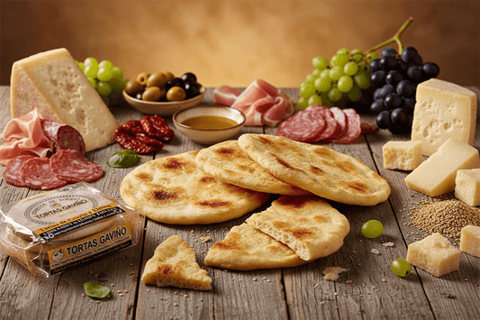 Schiacciatine Tortas Gaviño – Tavola con Antipasti