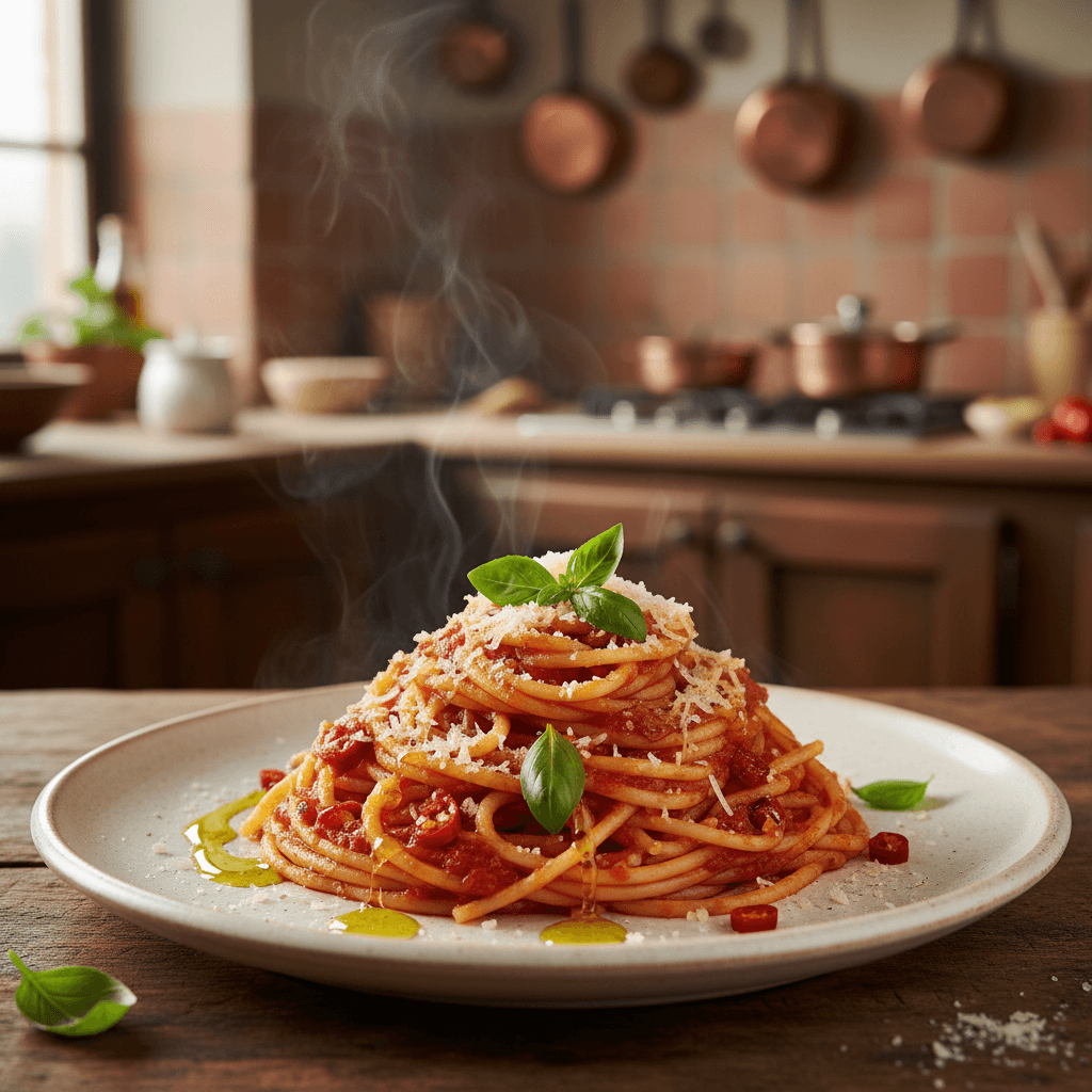 Spaghetti all'arrabbiata