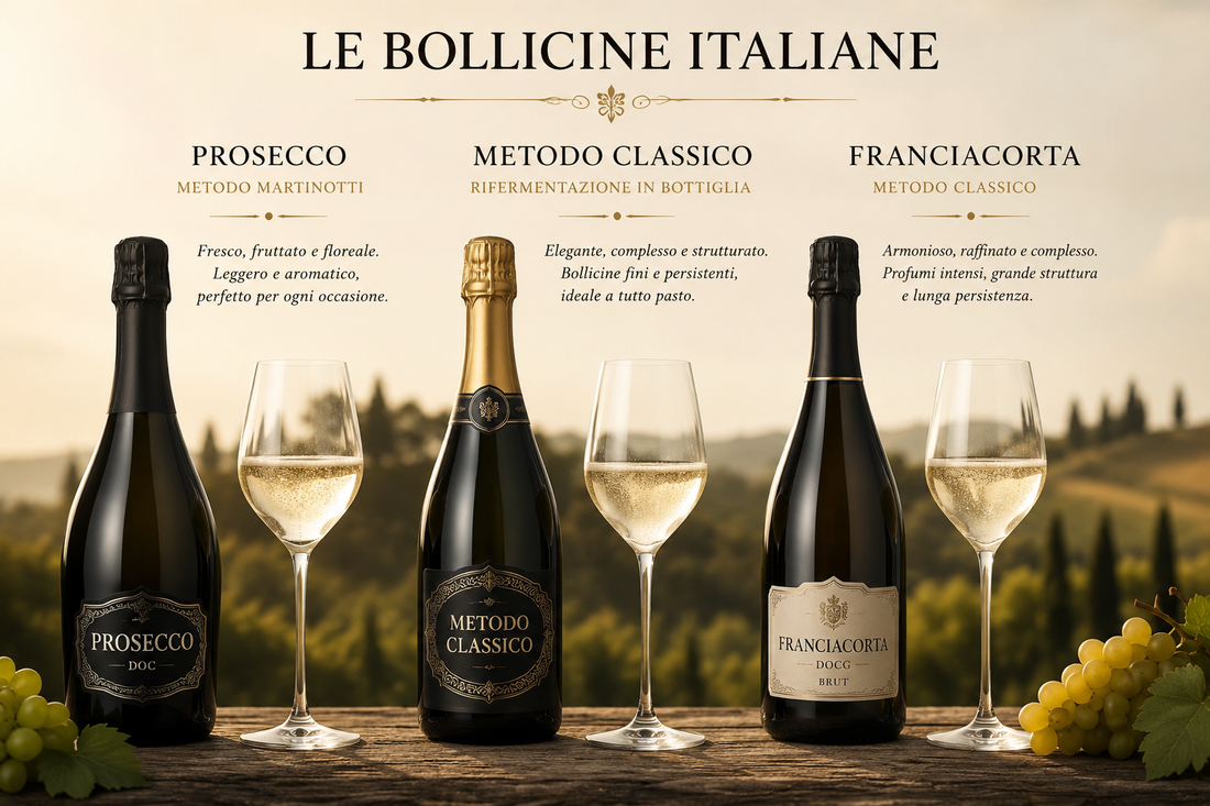 Prosecco, Metodo Classico e Champagne: quali sono le vere differenze?