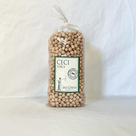 Ceci Lisci 500g Sala Cereali - Legumi Italiani di Qualità Superiore