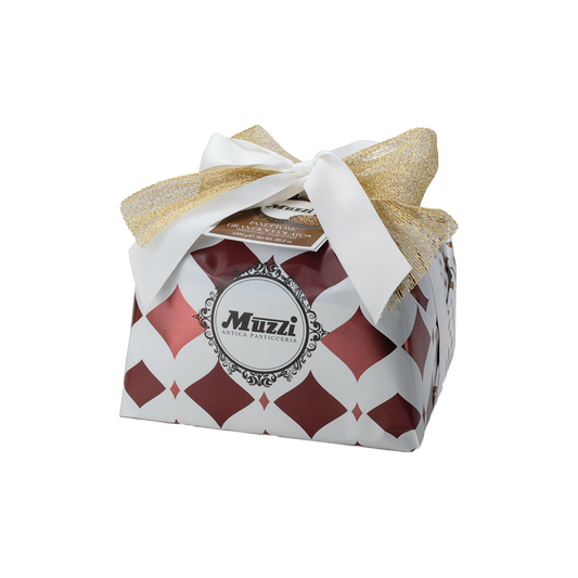 Panettone Gran Cioccolato - Gocce di Cioccolato Fondente e Granella di Nocciole