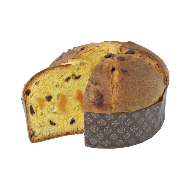 Panettone Arancia e Cioccolato Muzzi - Crema all'Arancia e Gocce 1kg