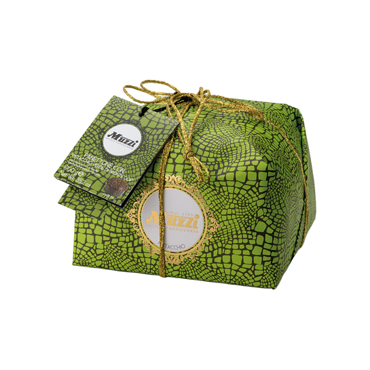 Panettone Pistacchio Muzzi - Crema Pistacchio Verde di Bronte