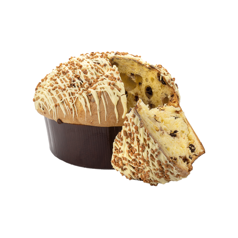 Panettone Tre Cioccolati Muzzi - Fondente, Latte e Bianco con Nocciole