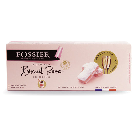 Biscotti Rosa di Reims Fossier 100g - Tradizionali Francesi