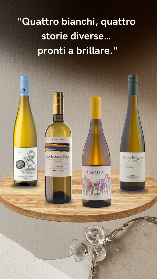 Selezione 4 Vini Bianchi di Personalità