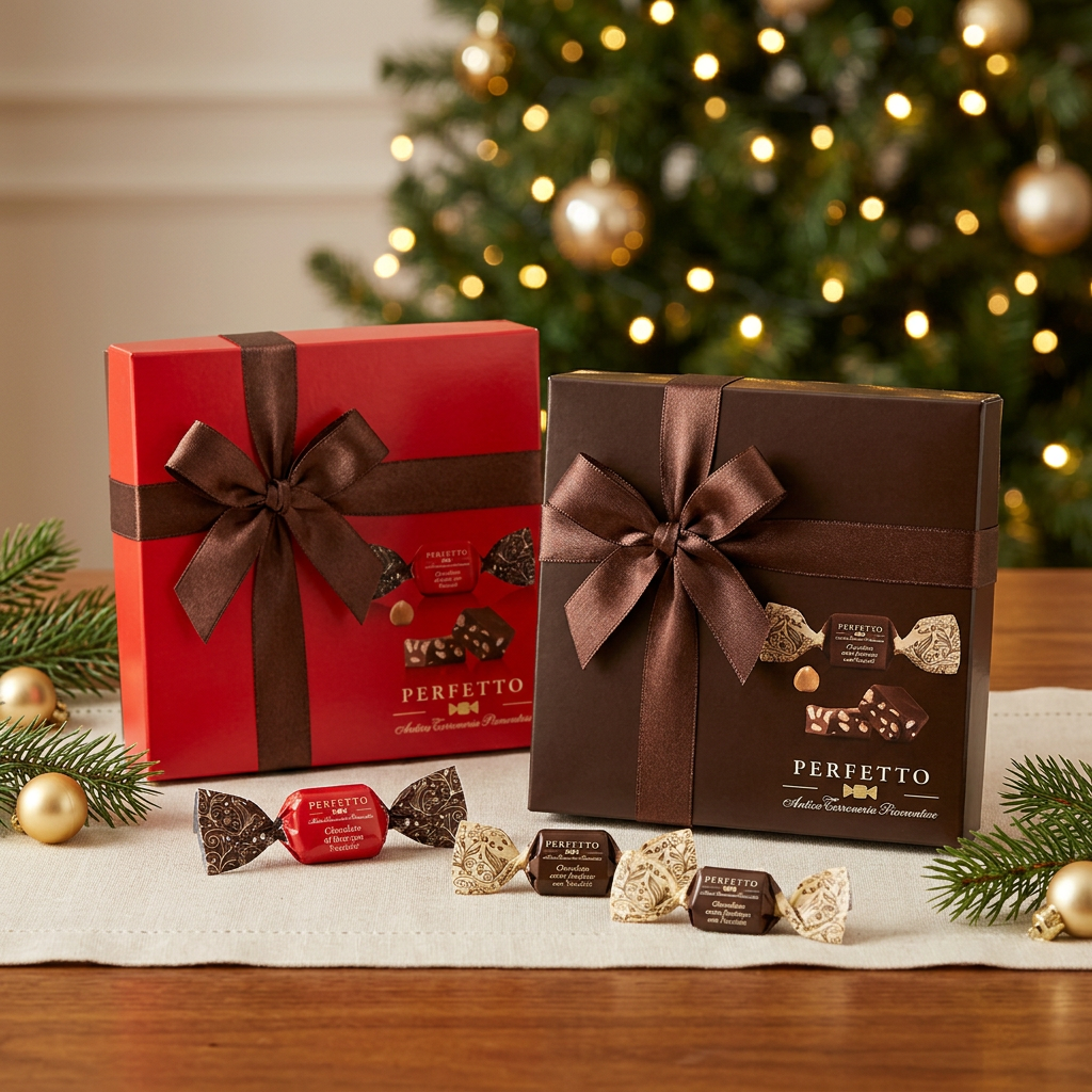 Cioccolatini Perfetto in Astuccio Regalo Colore – Antica Torroneria Piemontese 125 g
