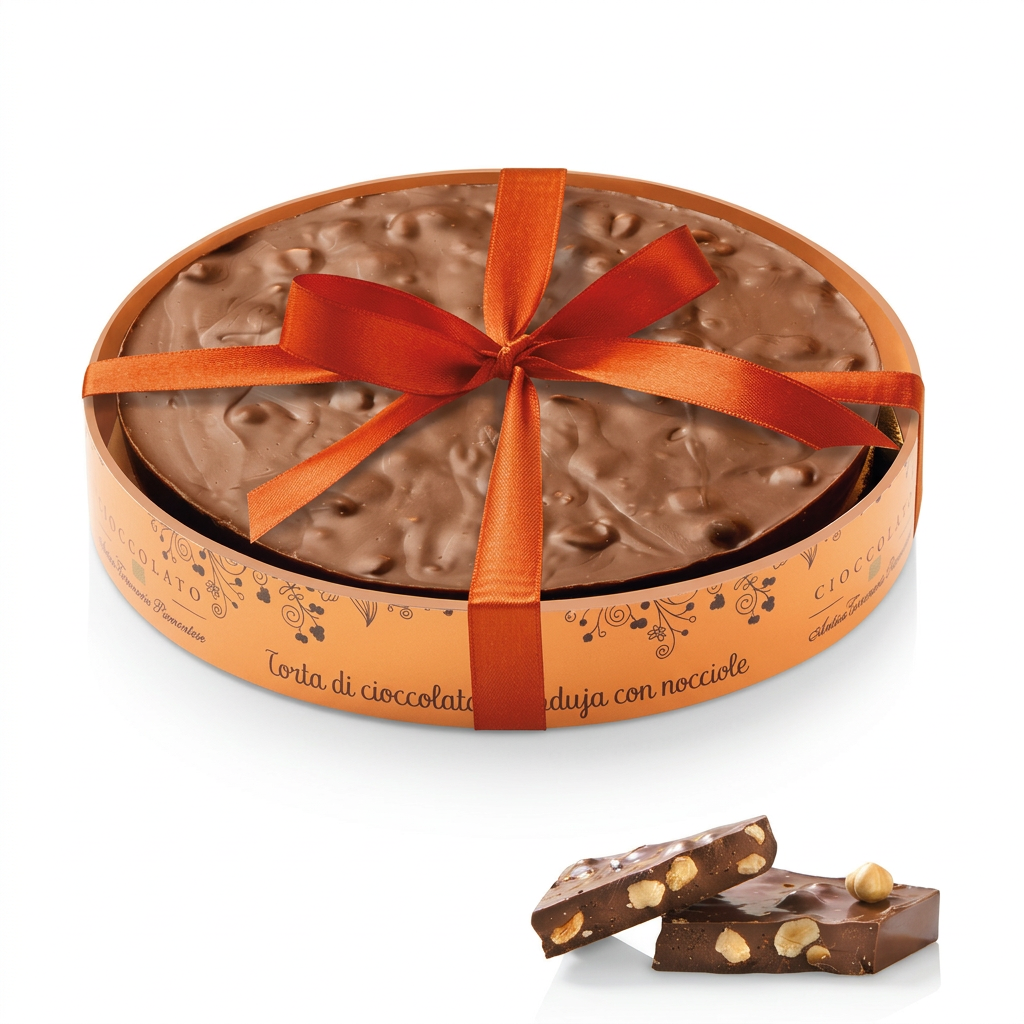 Torta di Cioccolato Gianduja – Antica Torroneria Piemontese 300 g