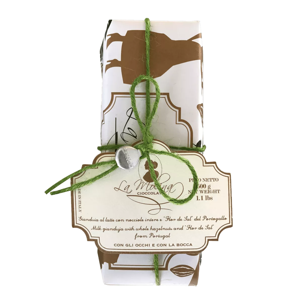 C'era una volta Gianduia al Latte e Nocciole Piemonte IGP con Sale - 500g