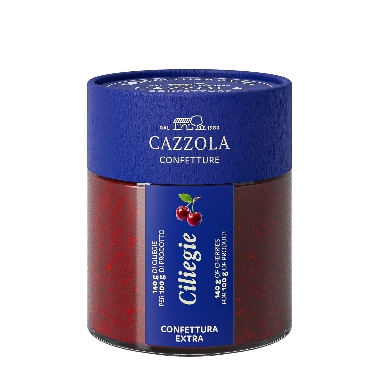 Marmellata alle Ciliegie Cazzola Senza Zuccheri Aggiunti