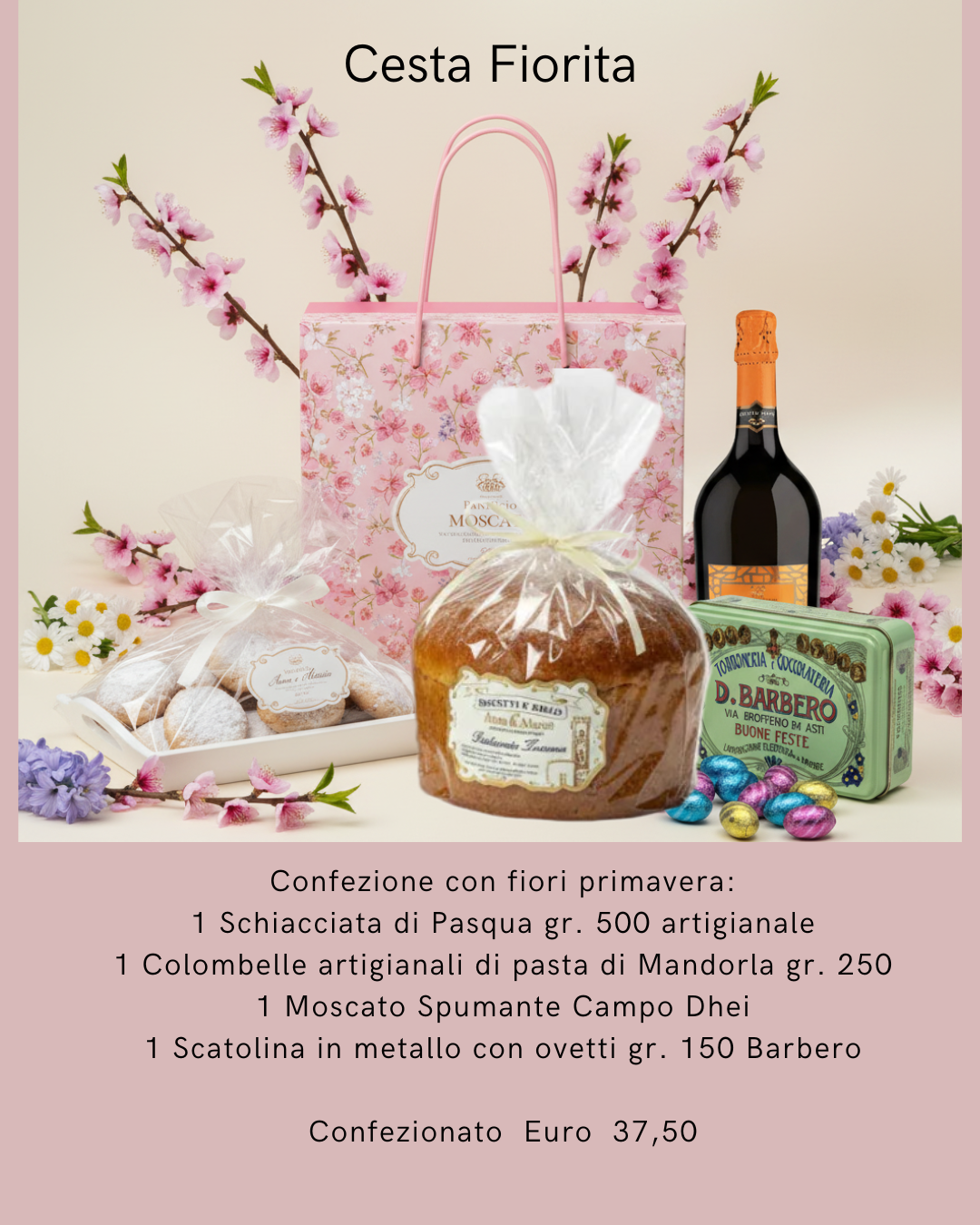 Confezione Cesta Fiorita