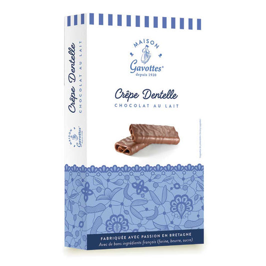 Crepe Dentelle Gavottes al Cioccolato Fondente 100g - Galette Bretoni Dolci