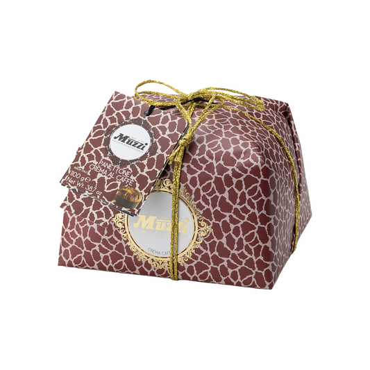 Panettone Crema al Caffè Muzzi - Gocce di Cioccolato al Caffè 1.1kg
