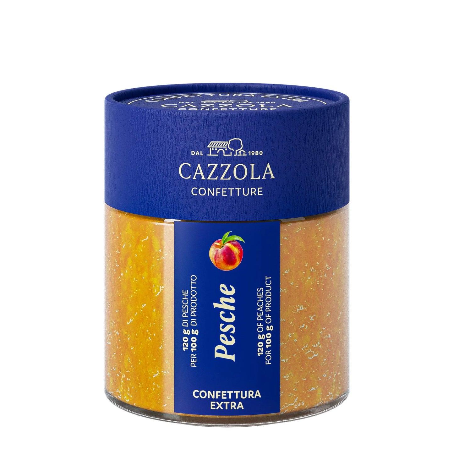 Marmellata alla Pesca Cazzola Senza Zuccheri Aggiunti - Dolcezza Estiva