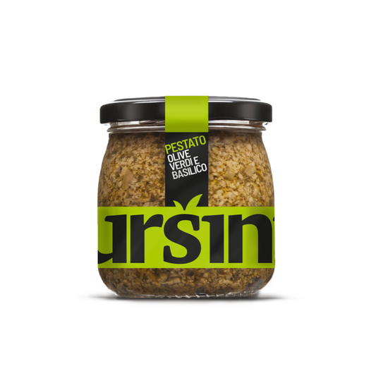 Pestato per Bruschetta 170g - Pomodoro Fresco, Olive e Basilico