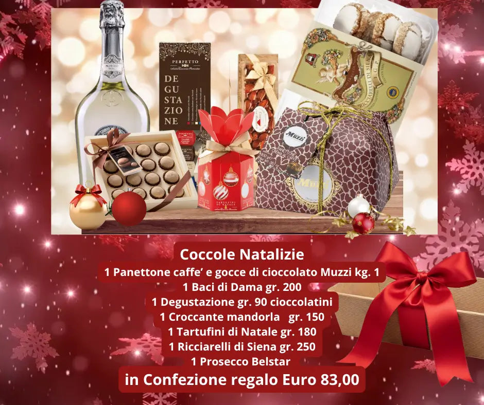 Coccole Natalizie - Cesto Regalo Natalizio Premium