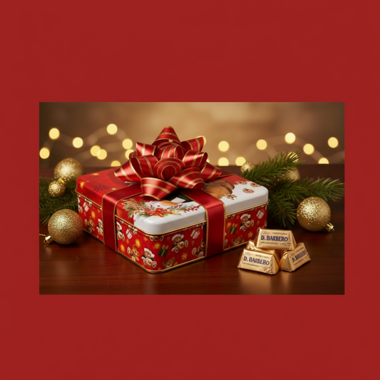 Scatola Natalizia con Gianduiotti Barbero