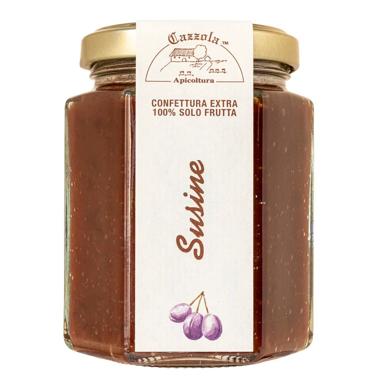 Marmellata alle Susine Cazzola Senza Zuccheri Aggiunti